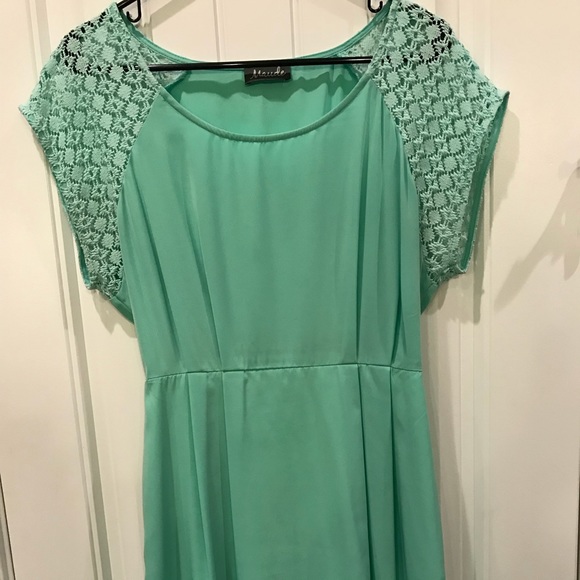 Sea foam green/mint dress - Picture 1 of 5